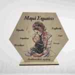 Ξύλινο κάδρο μαμά σημαίνει