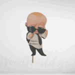 Ξύλινο Baby boss 6 cm