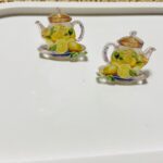 Σκουλαρίκια Plexiglass κανατούλα με λεμονάκια