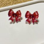 Σκουλαρίκια Plexiglass φιογκακια