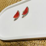 Σκουλαρίκια Plexiglass Καρπουζάκια