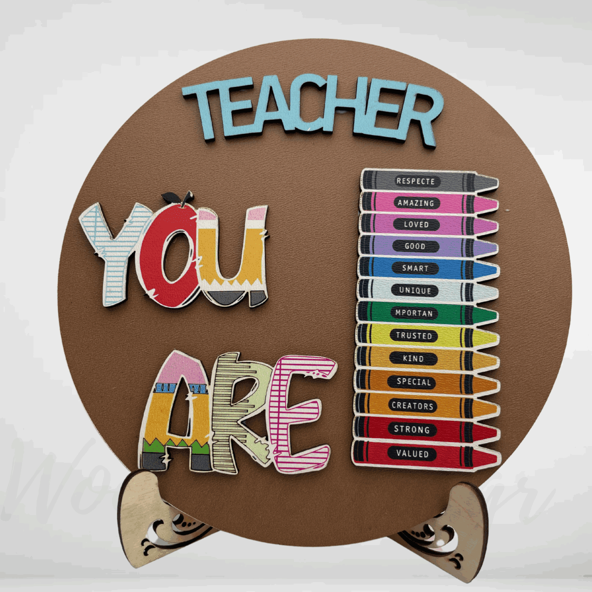 WoodWorld.gr Καδράκι Teacher - Image 1