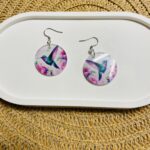 Σκουλαρίκια Plexiglass Κολίμπρι