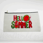 Κασετίνα υφασμάτινη hello summer