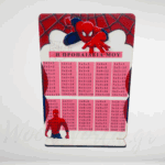 Πίνακας προπαίδειας θεματικός spiderman