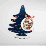 Χριστουγεννιάτικο διακοσμητικό δεντράκι με κρεμαστή μπάλα