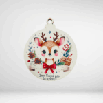 Ξύλινη μπάλα ταρανδάκι Γιαγιά