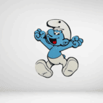 Ξύλινη φιγούρα στρουμφάκι