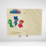 Ξύλινη κορνίζα pj masks
