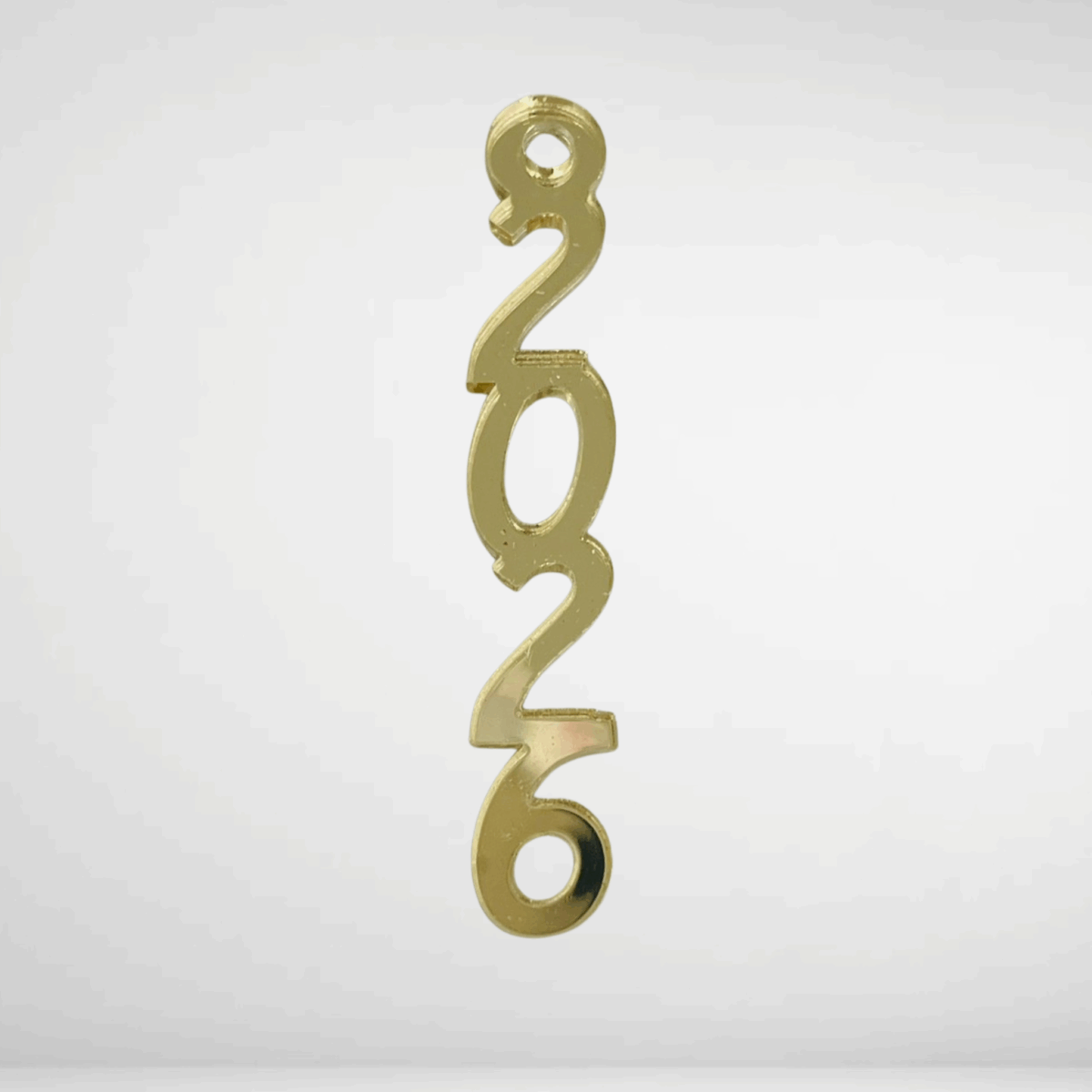 Κάθετο 2026 χρυσό 6,0χ1,0εκ - Image 1