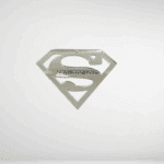 Plexiglass Στοιχείο super μπαμπάς Ασημί