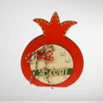 Επιτραπέζιο ρόδι με ευχή αγάπη