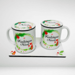 Κούπα καλύτερος νονός-καλύτερη νονά σετ με δισκάκι σουβέρ