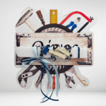 Λαμπάδα με κρεμαστή πλάτη εργαλεία