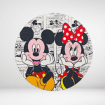 Ξύλινη Φιγούρα Μίνι και Μίκι