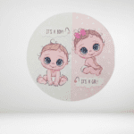 Ξύλινη Φιγούρα its a boy - its a girl