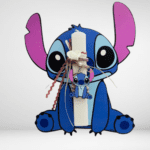 Λαμπάδα stitch με πλάτη