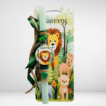 Λαμπάδα με ζώα τις ζούγκλας μαζί με πλάτη