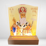 Φωτιστικό plexiglass Άγιος Νεκτάριος