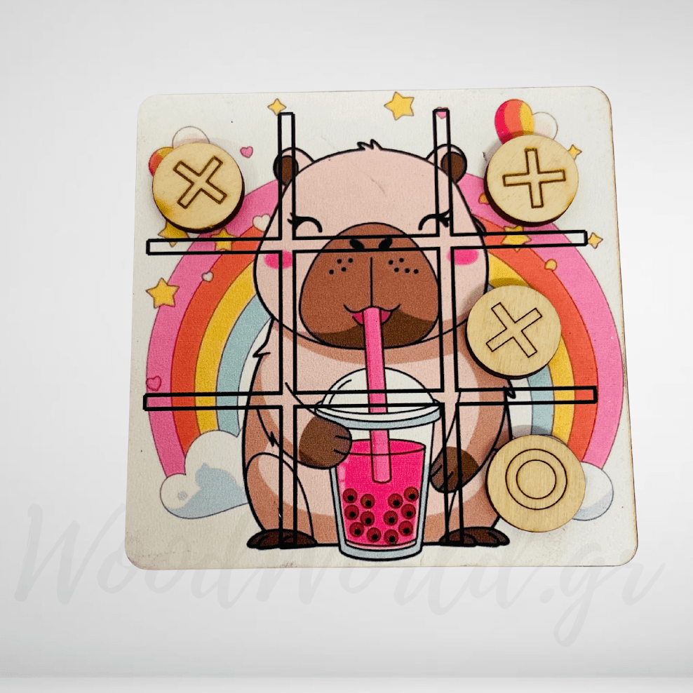 WoodWorld.gr.png (10) Ξύλινη Τρίλιζα capybara - Image 1