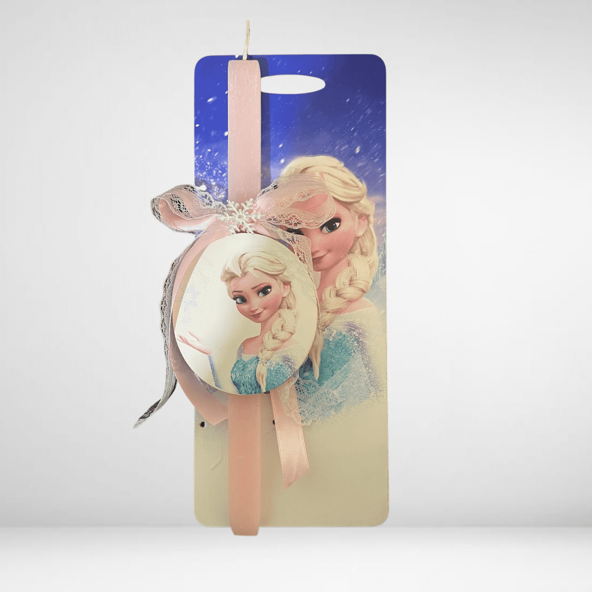 frozen Λαμπάδα Frozen με πλάτη - Image 1