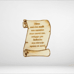 Ξύλινος πάπυρος πίσω απο κάθε παιδί