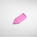 Plexiglass μολύβι ρόζ χρώμα