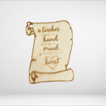 Διακοσμητικό ξύλινος πάπυρος a teacher