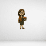 Ξύλινη φιγούρα δασκάλας 5 cm