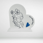 Plexiglass διακοσμητική καρδιά στην καλύτερη μαμά αγόρι